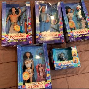 Pocahontas Barbie set